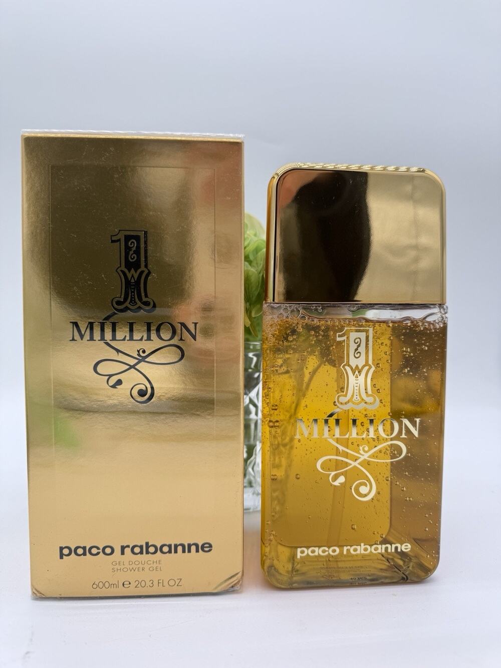 PACO RABANNE 1 One million Shower Gel 600 ml 20.3 oz JUMBO Size Sealed